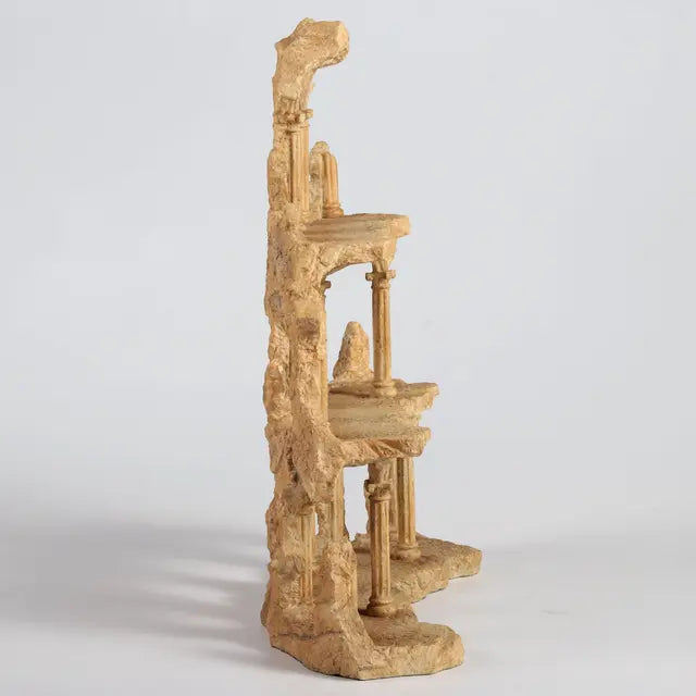 Greek Pantheon Display Stand – Showcase 12 Olympian Gods | Polystone Classical Temple-Inspired Decor