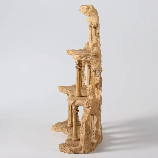 Greek Pantheon Display Stand – Showcase 12 Olympian Gods | Polystone Classical Temple-Inspired Decor