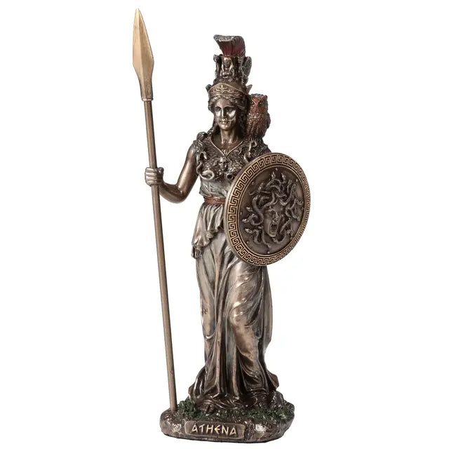 Athena Greek Goddess Statue – Wisdom &amp; Protection