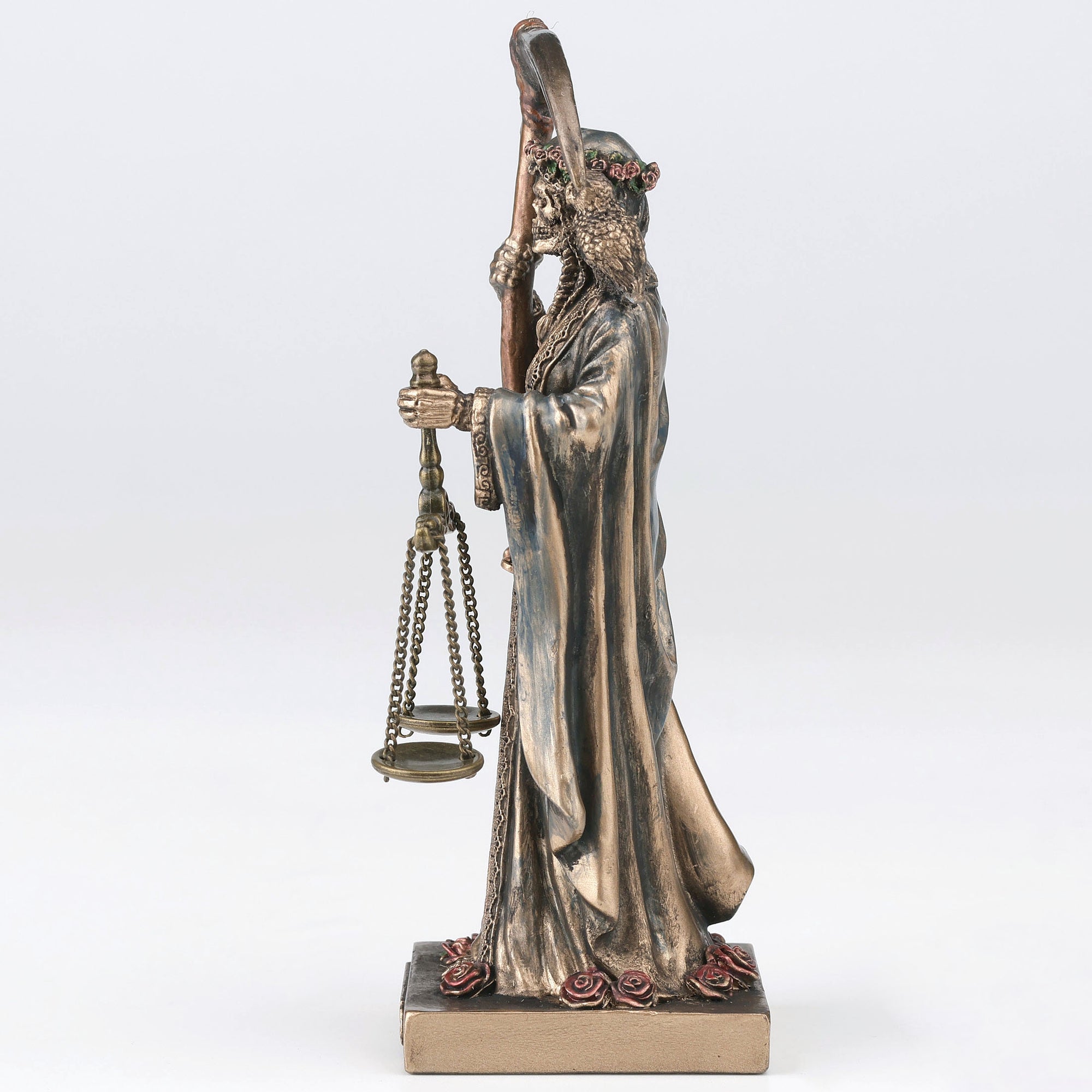 Santa Muerte Figurine | Folk Saint of Death, Justice & Protection