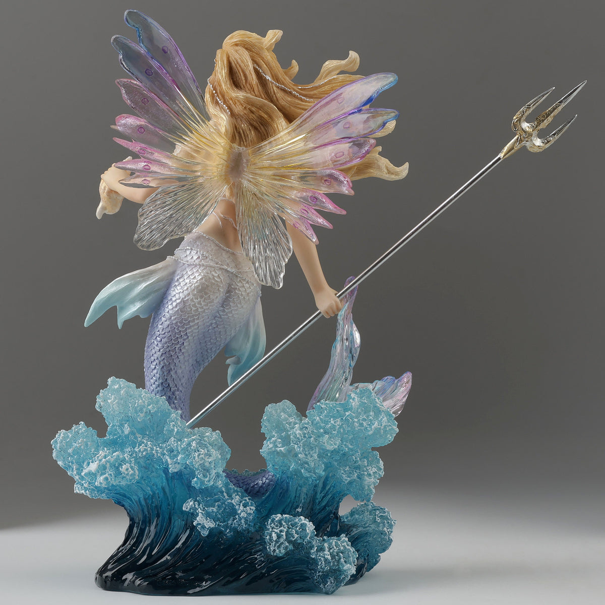 Queen Mermaid Fairy Holding Trident