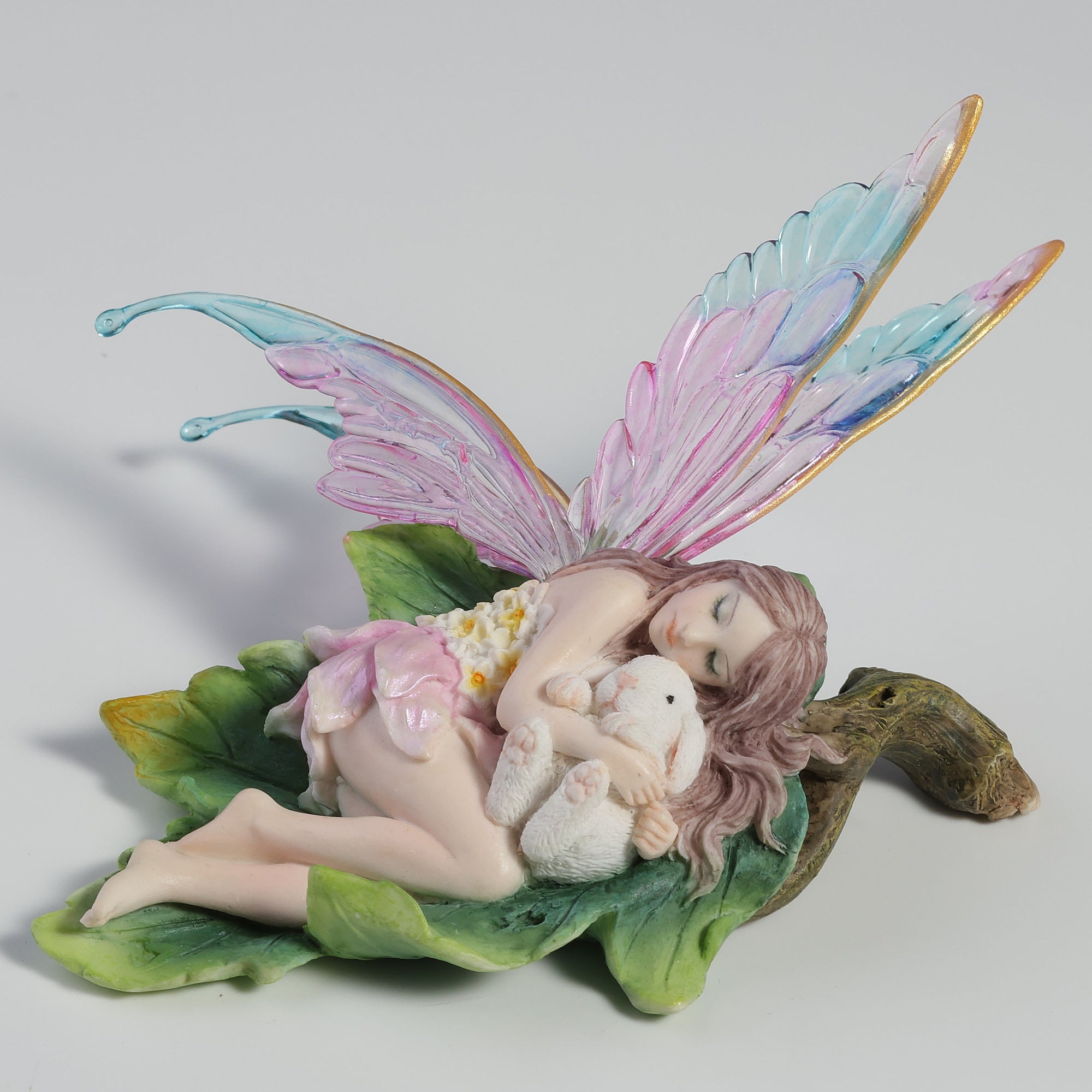 Stellate Fairy Cuddling A Tiny Bunny