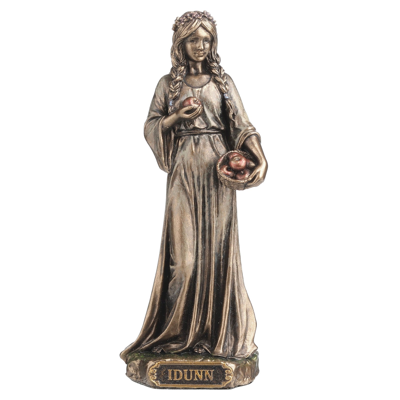 Norse God Figurine - Bronze Resin Sculpture for Home Decor and Altars