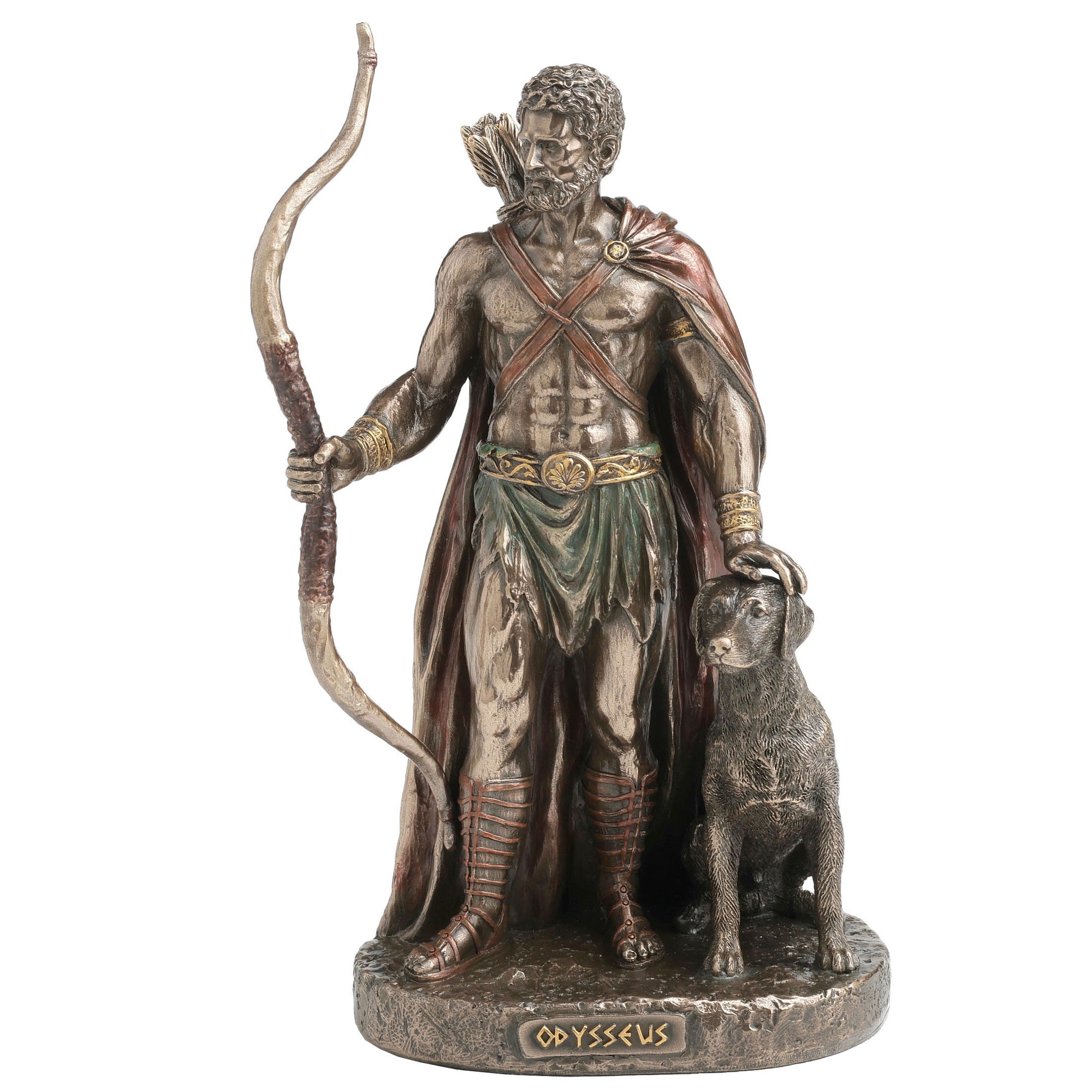 Odysseus and Argos Statue from Homer's Odyssey - Cast a Stone