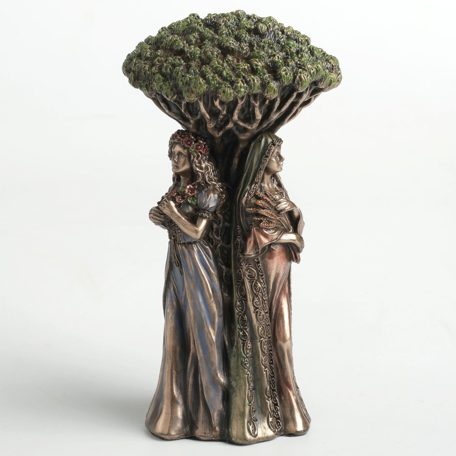 Triple Goddess Mother, Maiden & Crone – Small Altar Statue