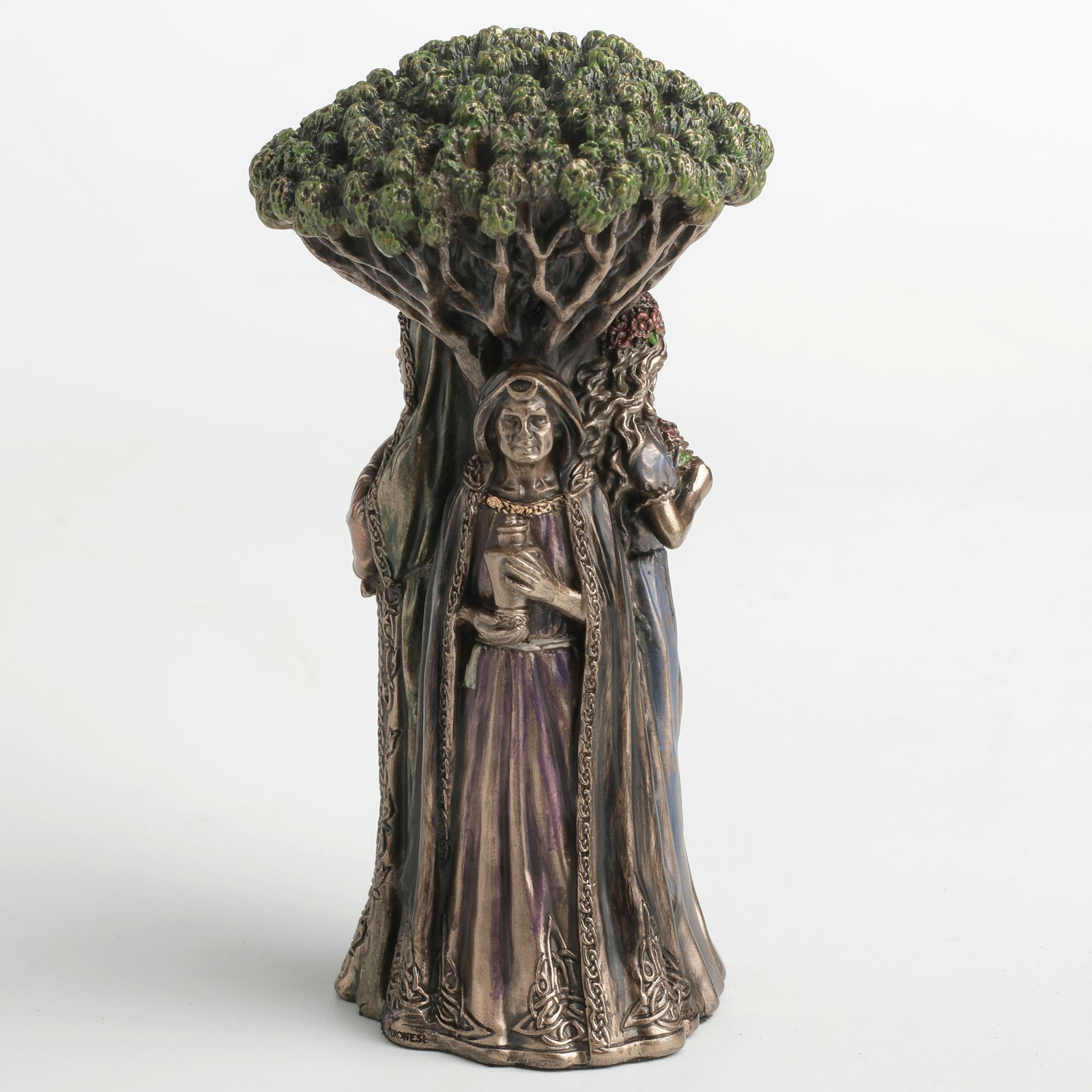 Triple Goddess Mother, Maiden & Crone – Small Altar Statue