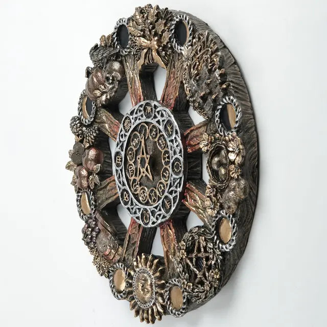 Wheel of the Year Wall Plaque | Seasonal & Spiritual Décor