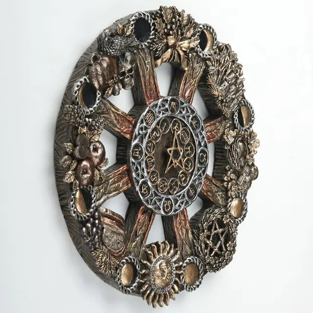 Wheel of the Year Wall Plaque | Seasonal & Spiritual Décor