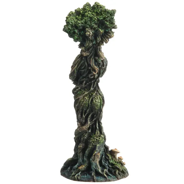 Mother Nature Gaia Statue – Greek Earth Goddess with Baby | Polystone Great Mother Figurine, 8⅜" Tall