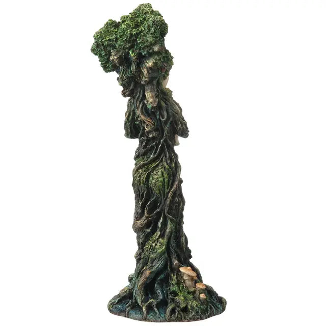Mother Nature Gaia Statue – Greek Earth Goddess with Baby | Polystone Great Mother Figurine, 8⅜" Tall