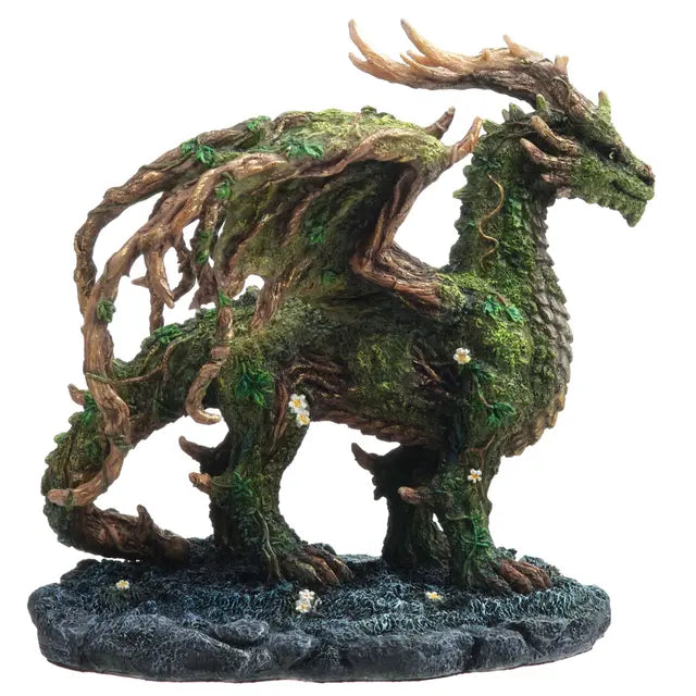 Thalor Verdant Grove Dragon Statue | Guardian of the Forest, Green & Swamp - 7"