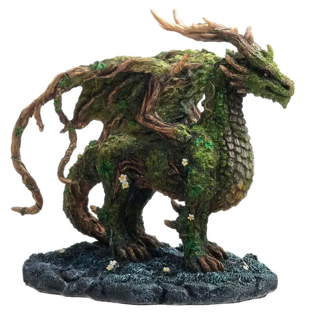Thalor Verdant Grove Dragon Statue | Guardian of the Forest, Green & Swamp - 7"