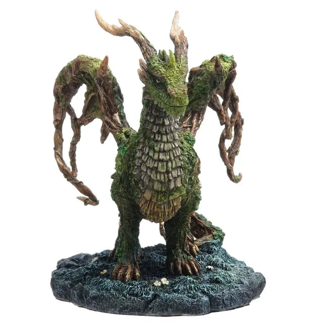 Thalor Verdant Grove Dragon Statue | Guardian of the Forest, Green & Swamp - 7"