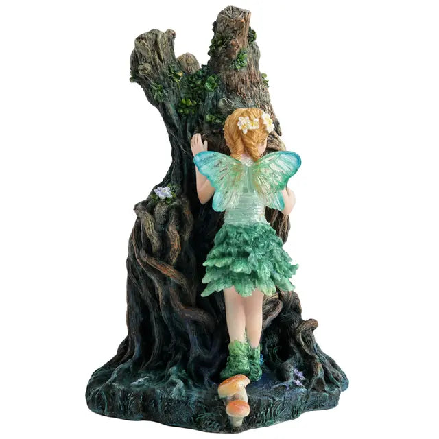 Fairy & Treeant Guardian Statue | Woodland Fantasy Décor - 7⅛"