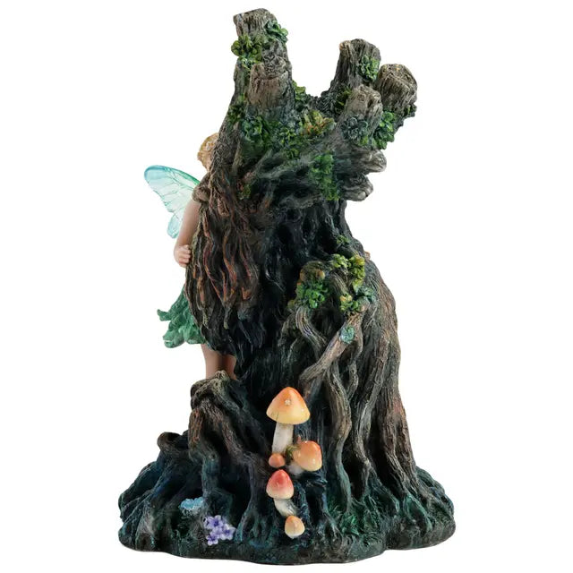 Fairy & Treeant Guardian Statue | Woodland Fantasy Décor - 7⅛"