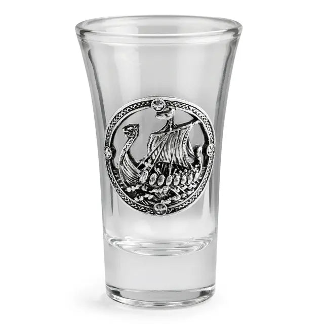 Viking Long Boat Shot Glass | Norse Viking Ship Glass