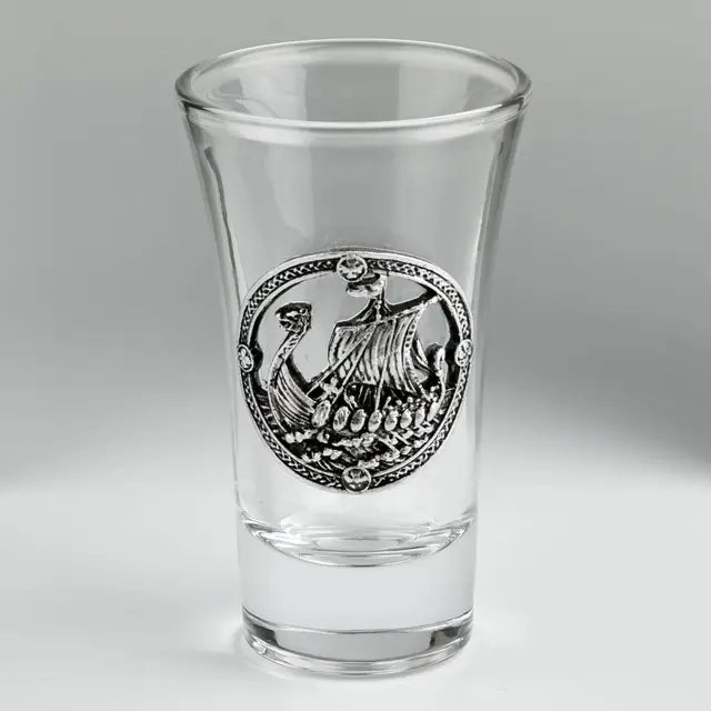 Viking Long Boat Shot Glass | Norse Viking Ship Glass