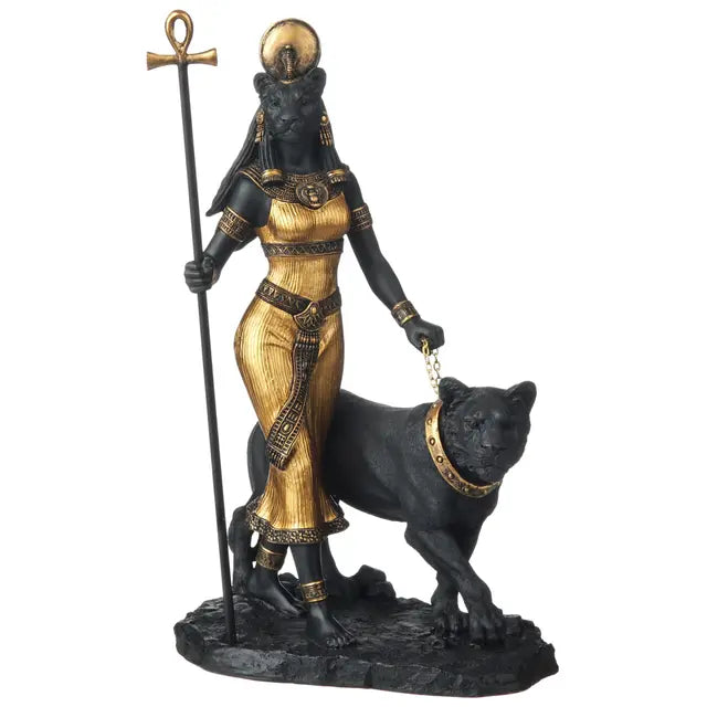 Sekhmet Goddess Statue | Egyptian God of War &amp; Protection - 10¾"