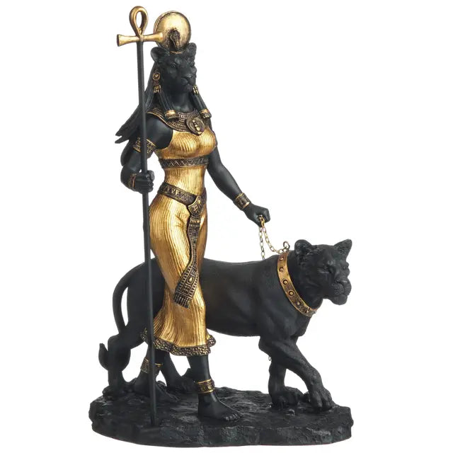 Sekhmet Goddess Statue | Egyptian God of War & Protection - 10¾"