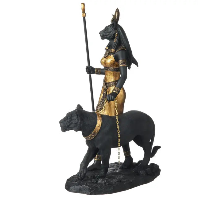 Sekhmet Goddess Statue | Egyptian God of War & Protection - 10¾"