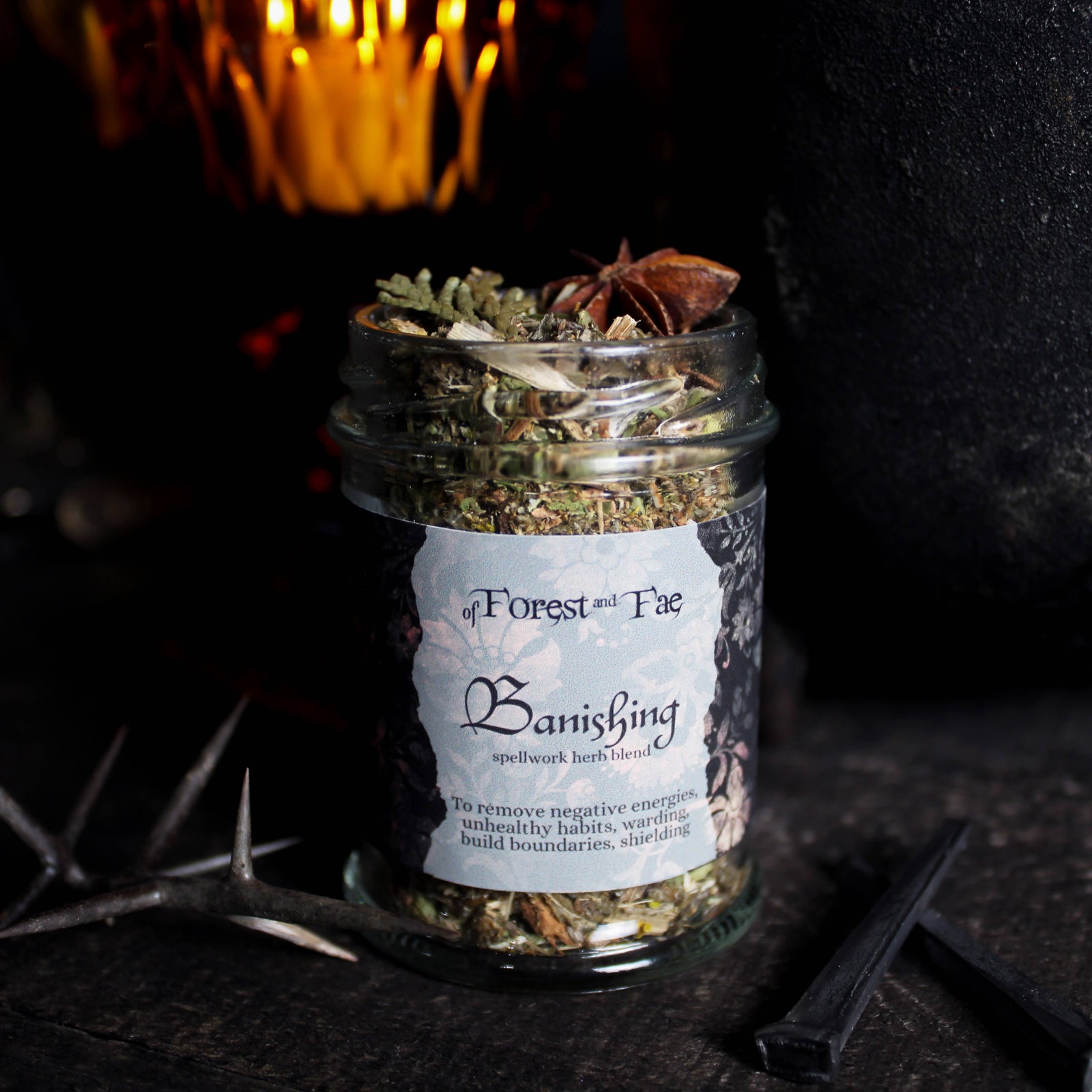 Banishing Spellwork Herb Blend • Shielding • Witchcraft