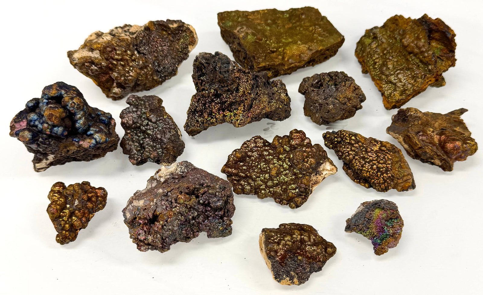 Natural Goethite Rough Crystals | Iridescent Metallic Rainbow Mineral Specimens for Grounding & Protection