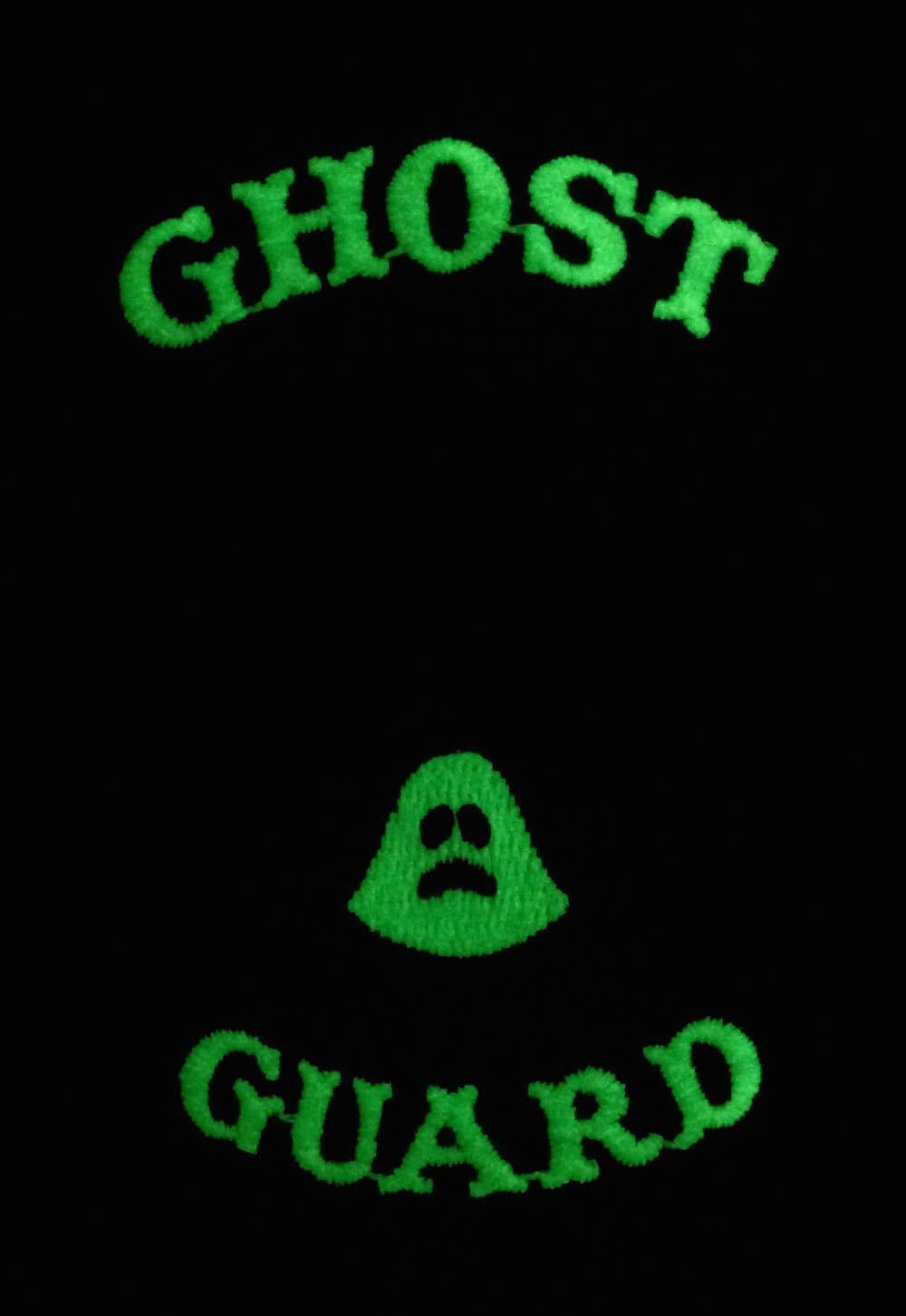 Ghost Guard: Paranormal Investigator Embroidered Patch - Glow-in-the-dark
