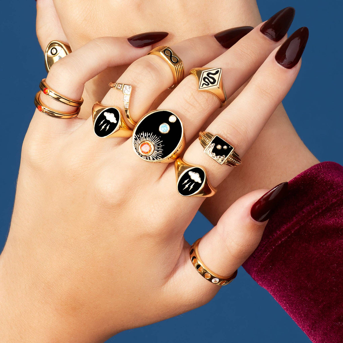 Moon Phase Ring by Little Rooms