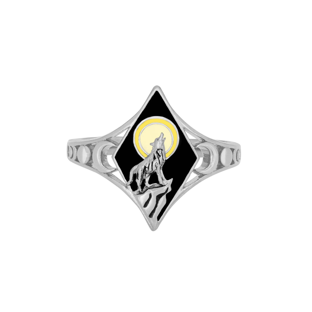 Wolf Howl Ring by Little Rooms