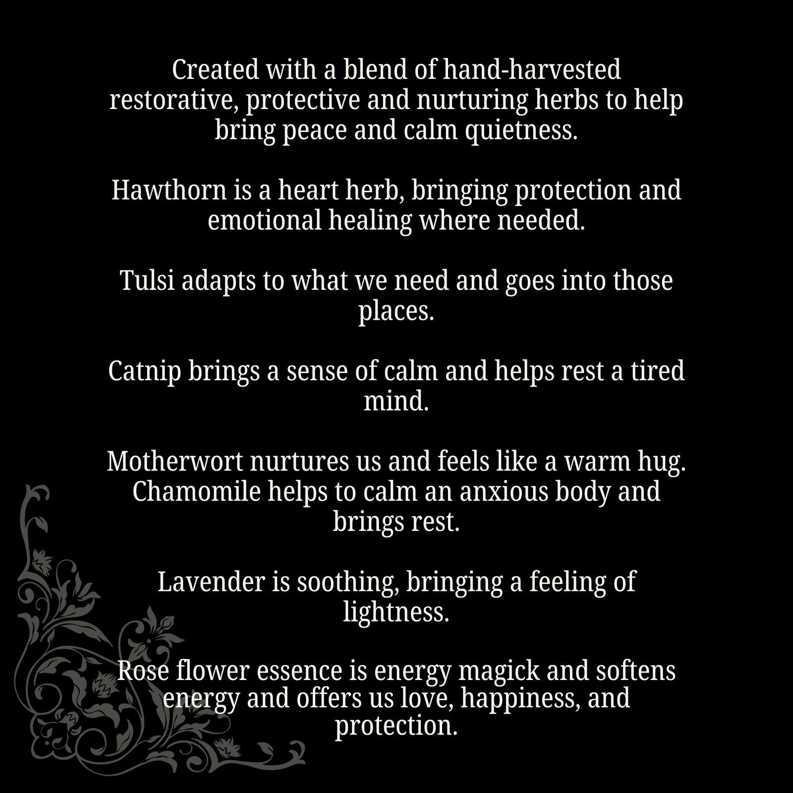 Serenity • Calming Elixir • Herbal Tincture for Peace