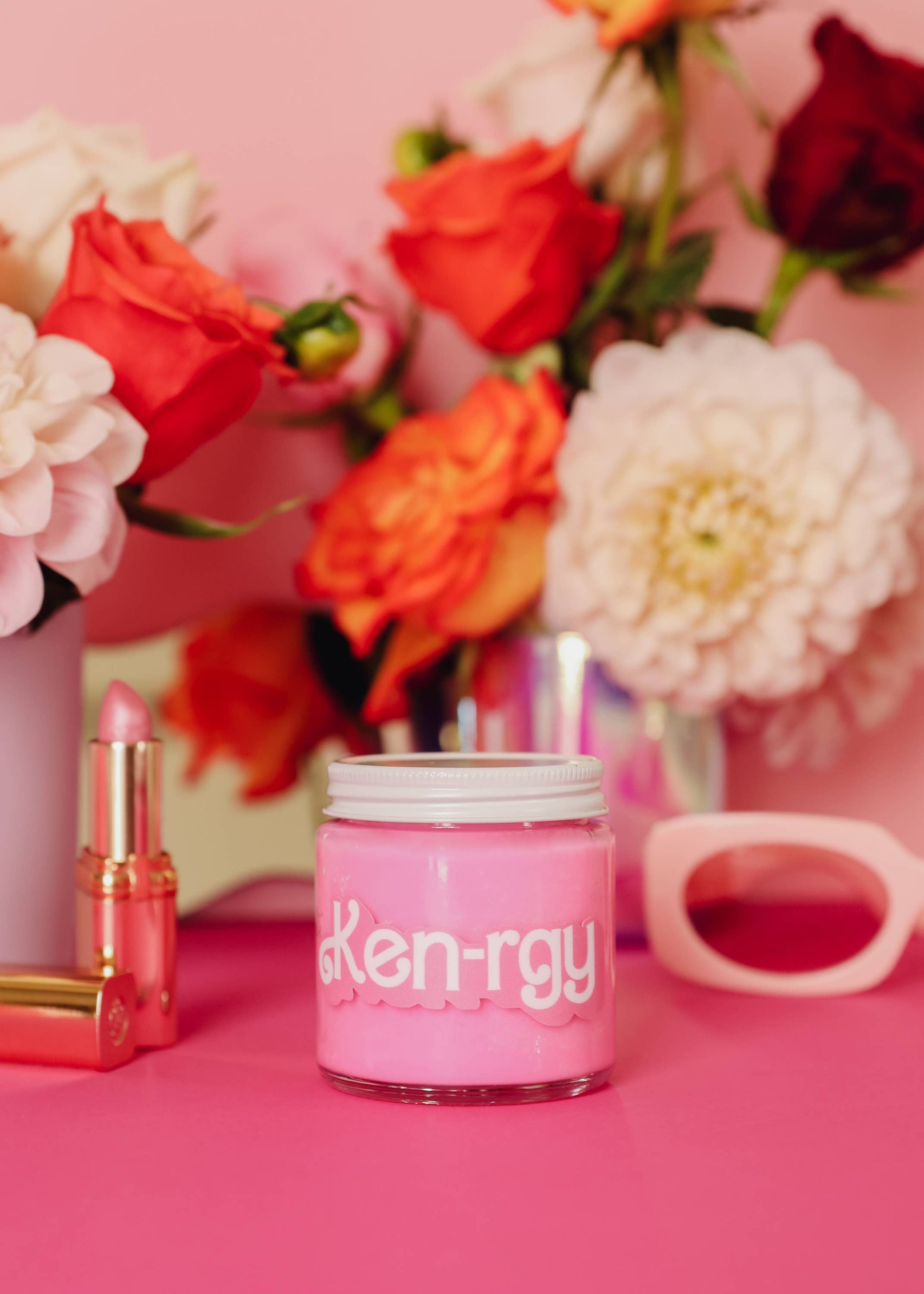 Barbie - Ken-rgy Candle - Hot Pink