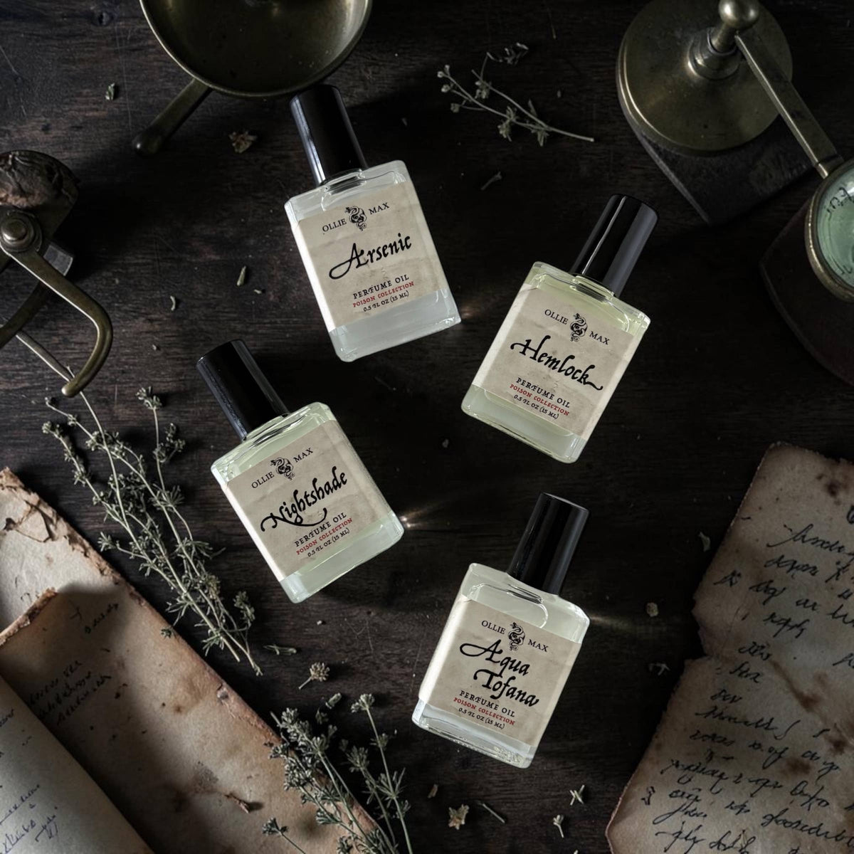 Hemlock Vegan Perfume Oil from the Poison Collection