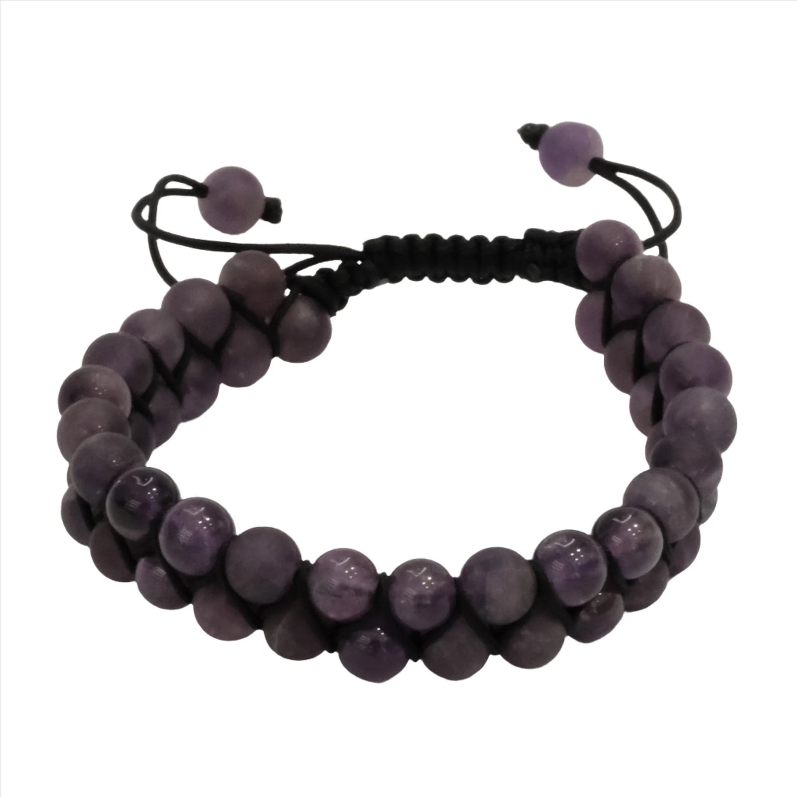 Double Row Amethyst Bracelet | Clarity, Protection & Calm