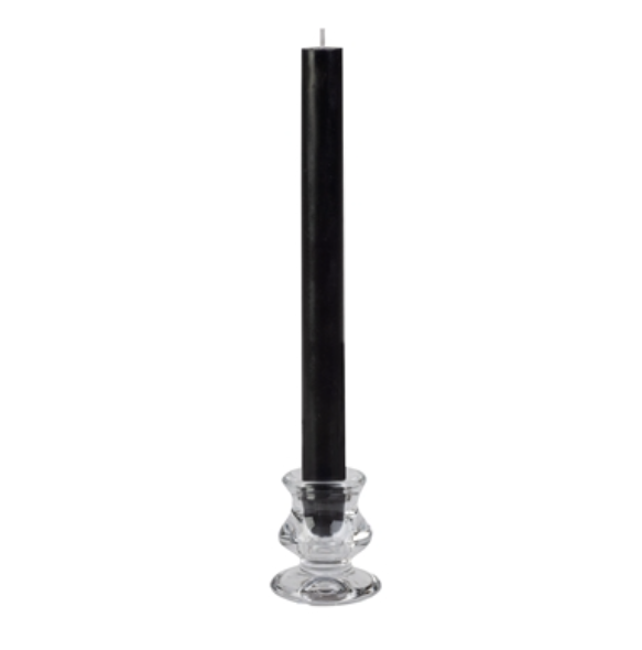 Black Taper Candle 10 Inch – Long Burning Ritual Candle