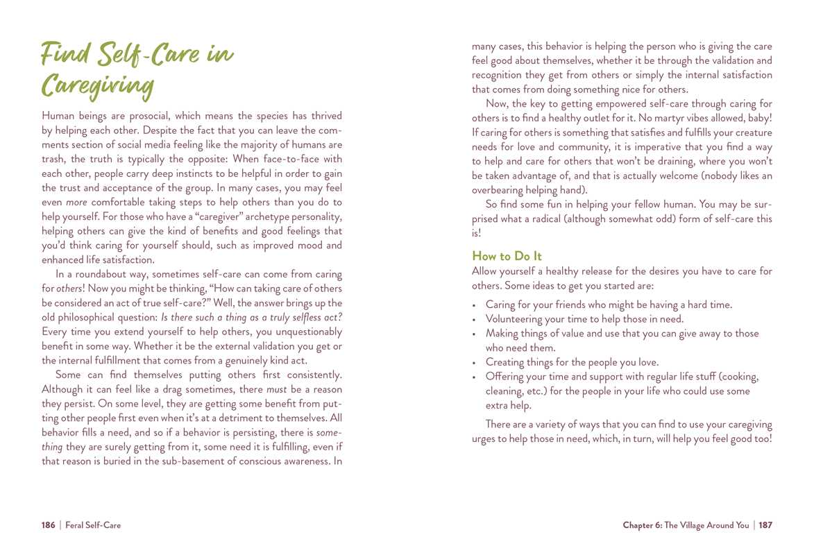 Feral Self-Care by Mandi Em