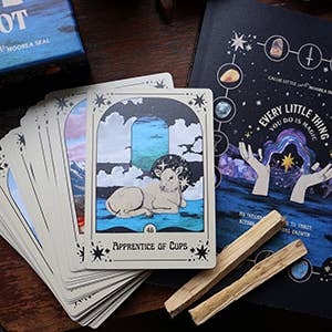 Every Little Thing You Do Is Magic Tarot – 78-Card Rider-Waite Style Deck, Guidebook & Card Stand | Moorea Seal