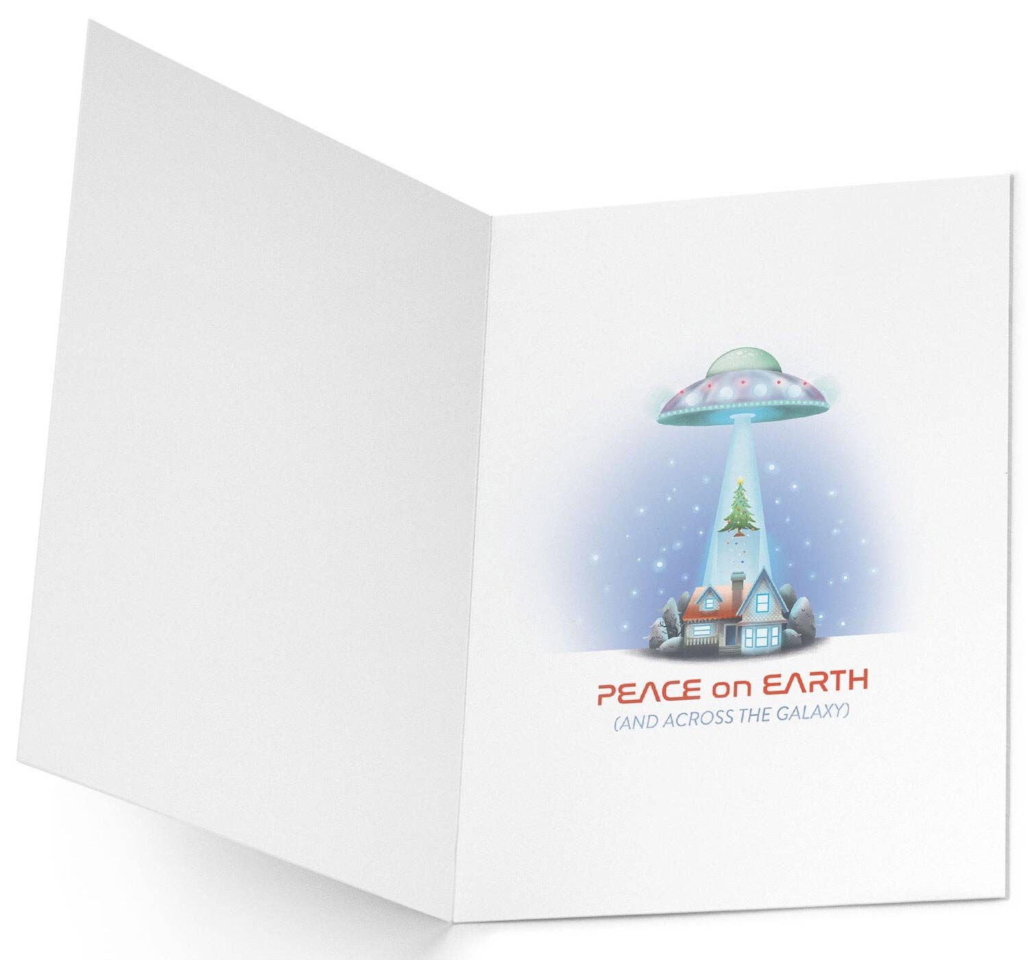 Aliens Holiday Greeting Card