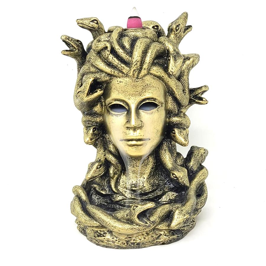 Medusa Backflow Cone Incense Burner 8"H x 5"W