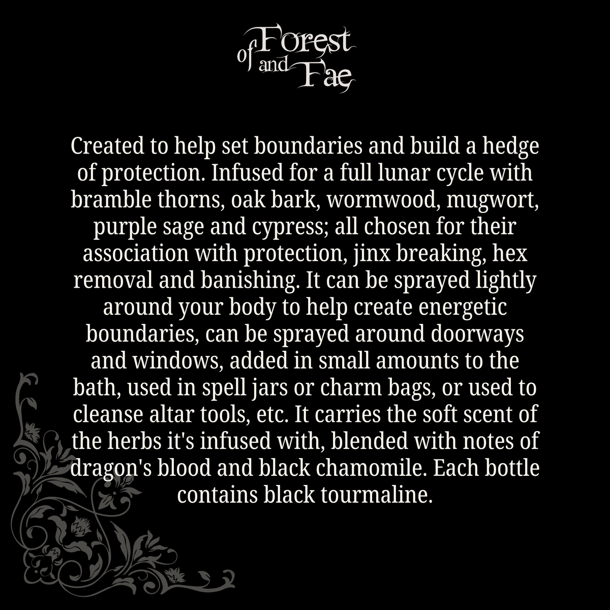 Shielding Ritual Spray • Crystal Infused • Witchcraft