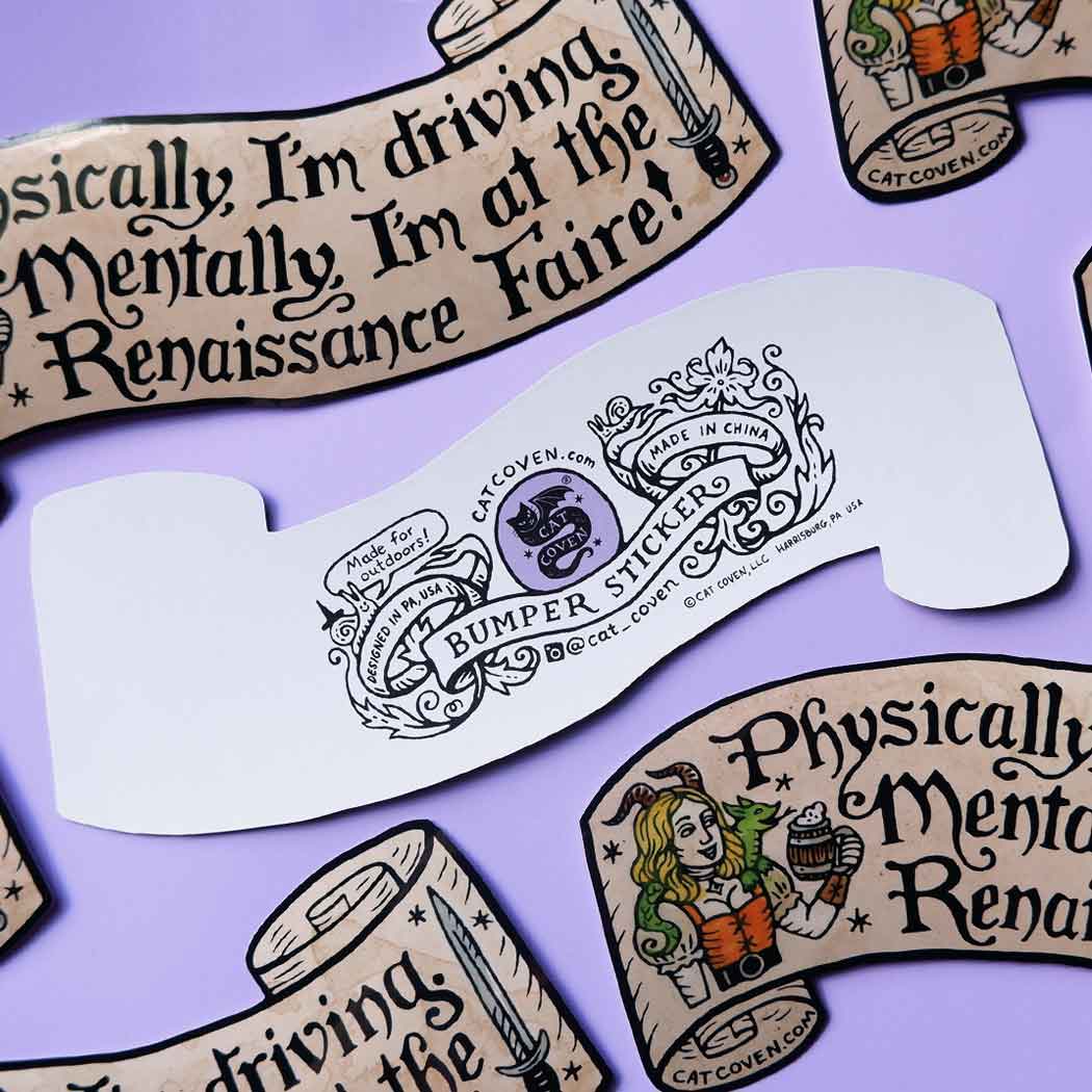 Renaissance Faire - Bumper Sticker