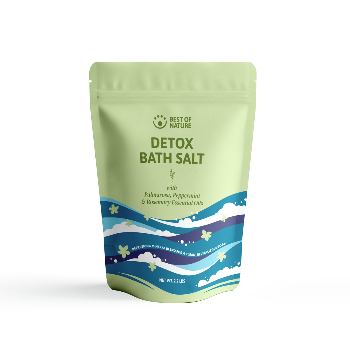 Detox Mineral Bath Salt with Pure Essential Oils