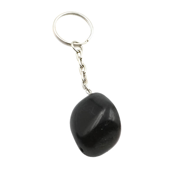 Tumbled gemstone Keychain - Cast a Stone