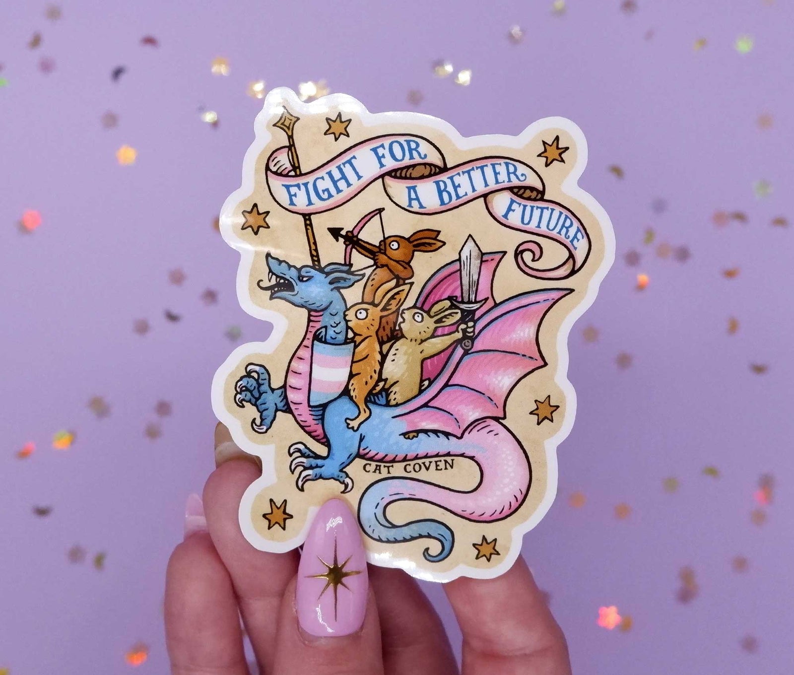 Fight For A Better Future - Sticker