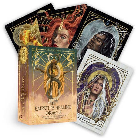 The Empath's Healing Oracle deck box by Miyuki Rose, Hay House