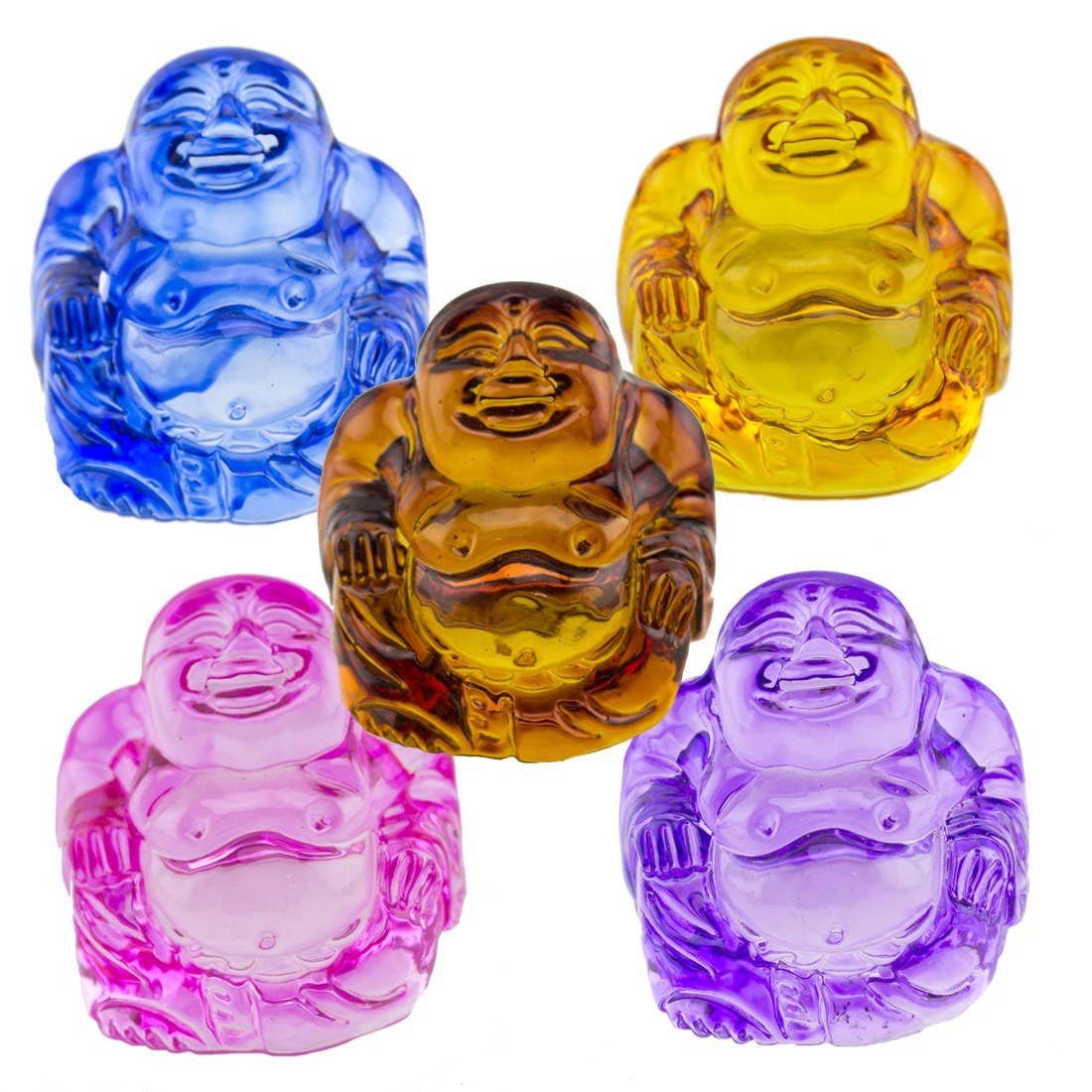 One Colorful Pocket “Crystal” Buddha