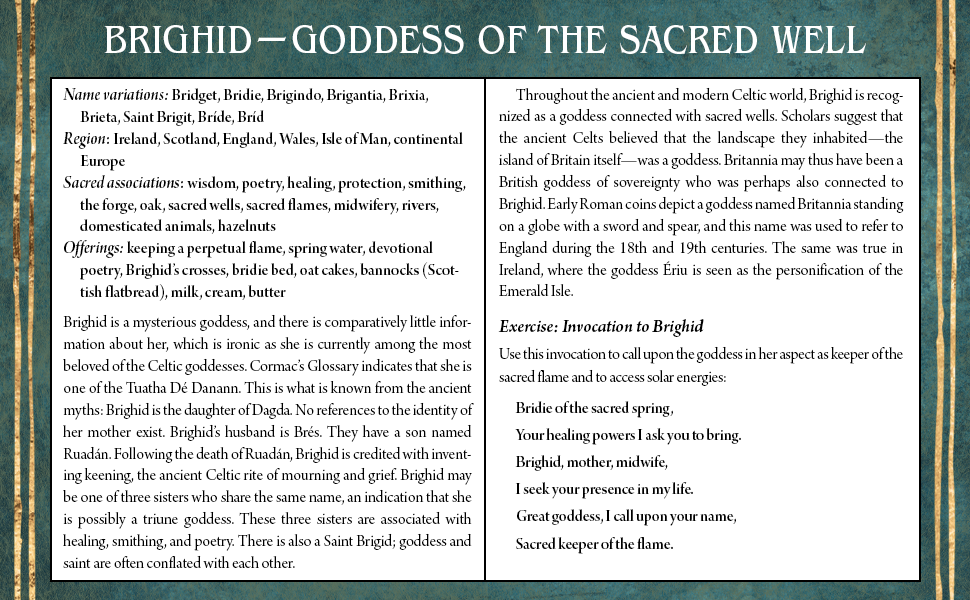 Celtic Goddess Grimoire: Invoke the Enduring Power of the Celtic Feminine Divine