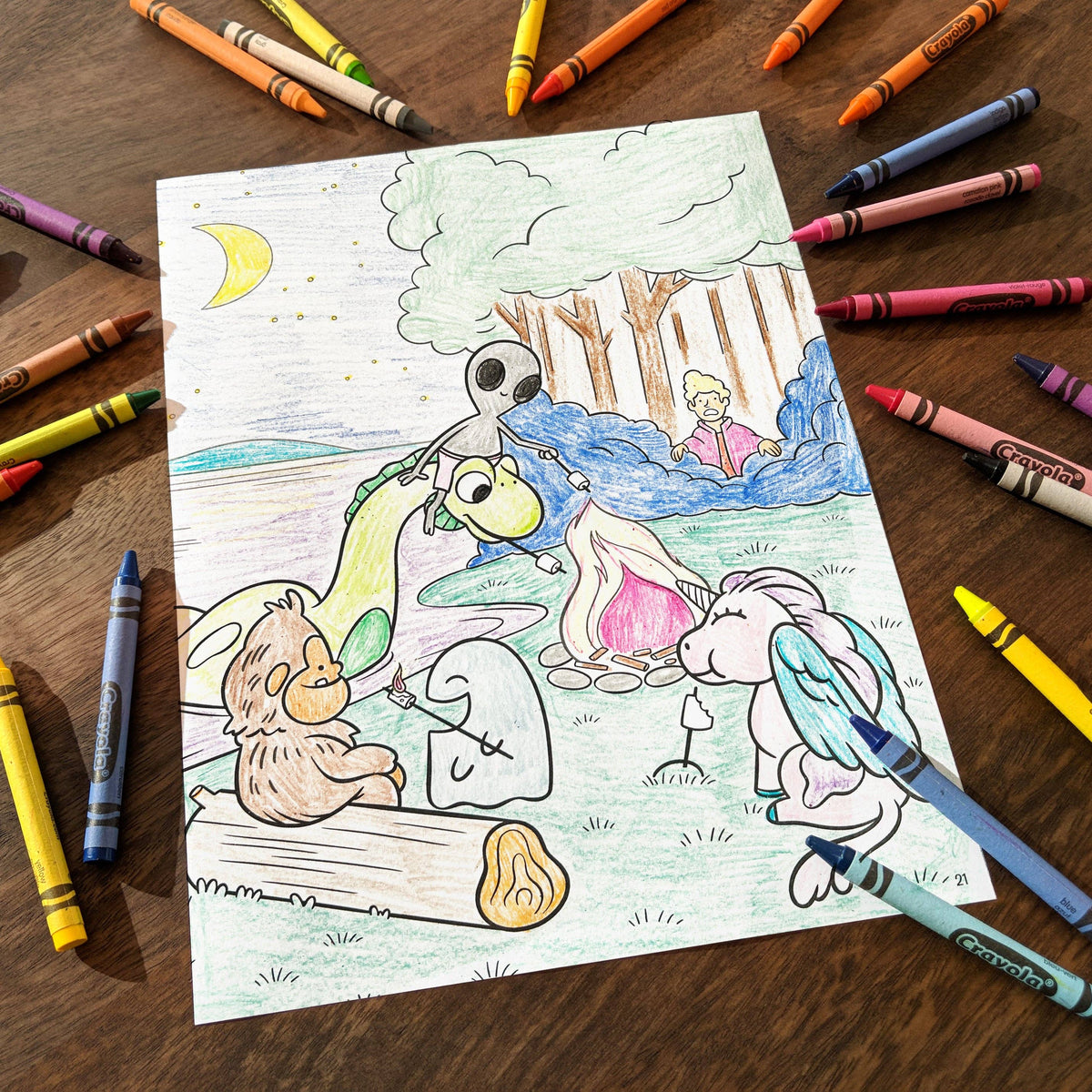 Cryptids! Coloring Book