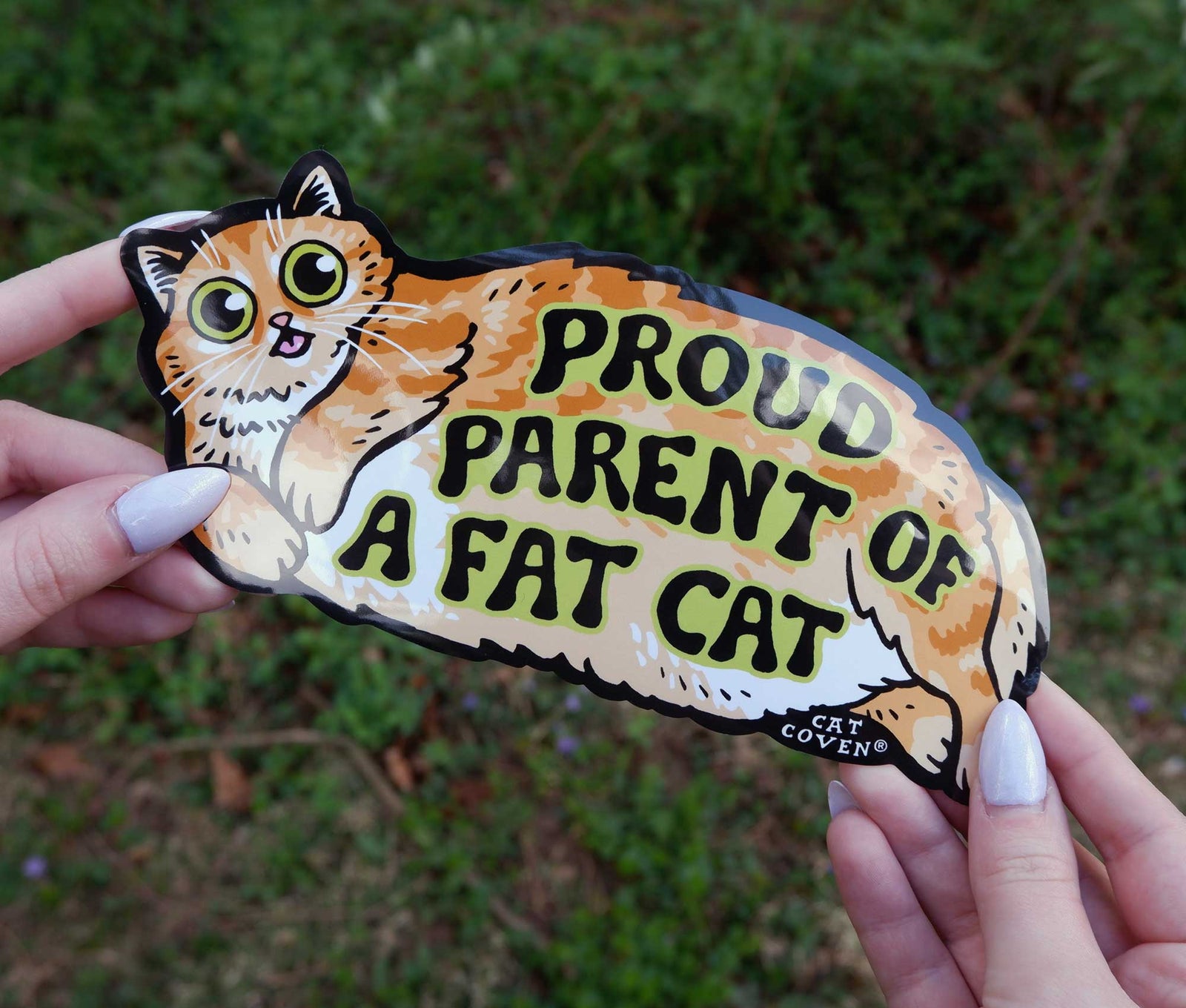 Fat Cat (Orange) - Bumper Sticker