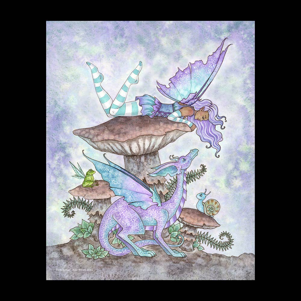 Peek A Boo by Amy Brown – 8x10 Signed Fantasy Art Print