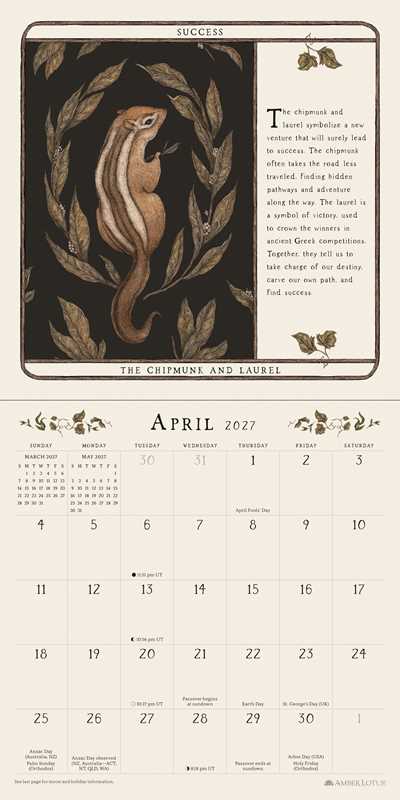 Woodland Wardens 2027 Mini Wall Calendar by Jessica  Roux